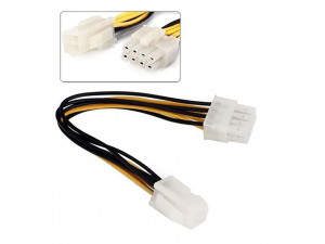 Захранващ кабел 4 Pin Female to 8 Pin Male Power Supply 18cm